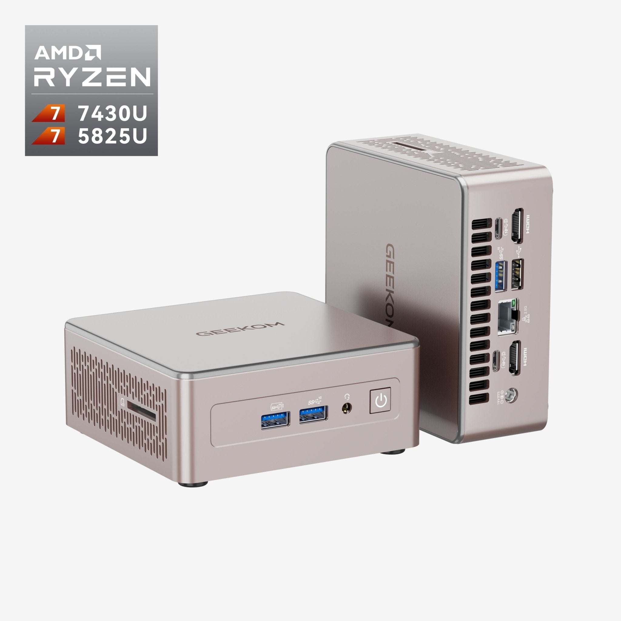 日本限定 GEEKOM A5 2025エディション ミニPC AMD Ryzen R5 - 7430U/R7 - 5825U - 高性能AIミニPC - 【公式】GEEKOM(ギーコム)日本