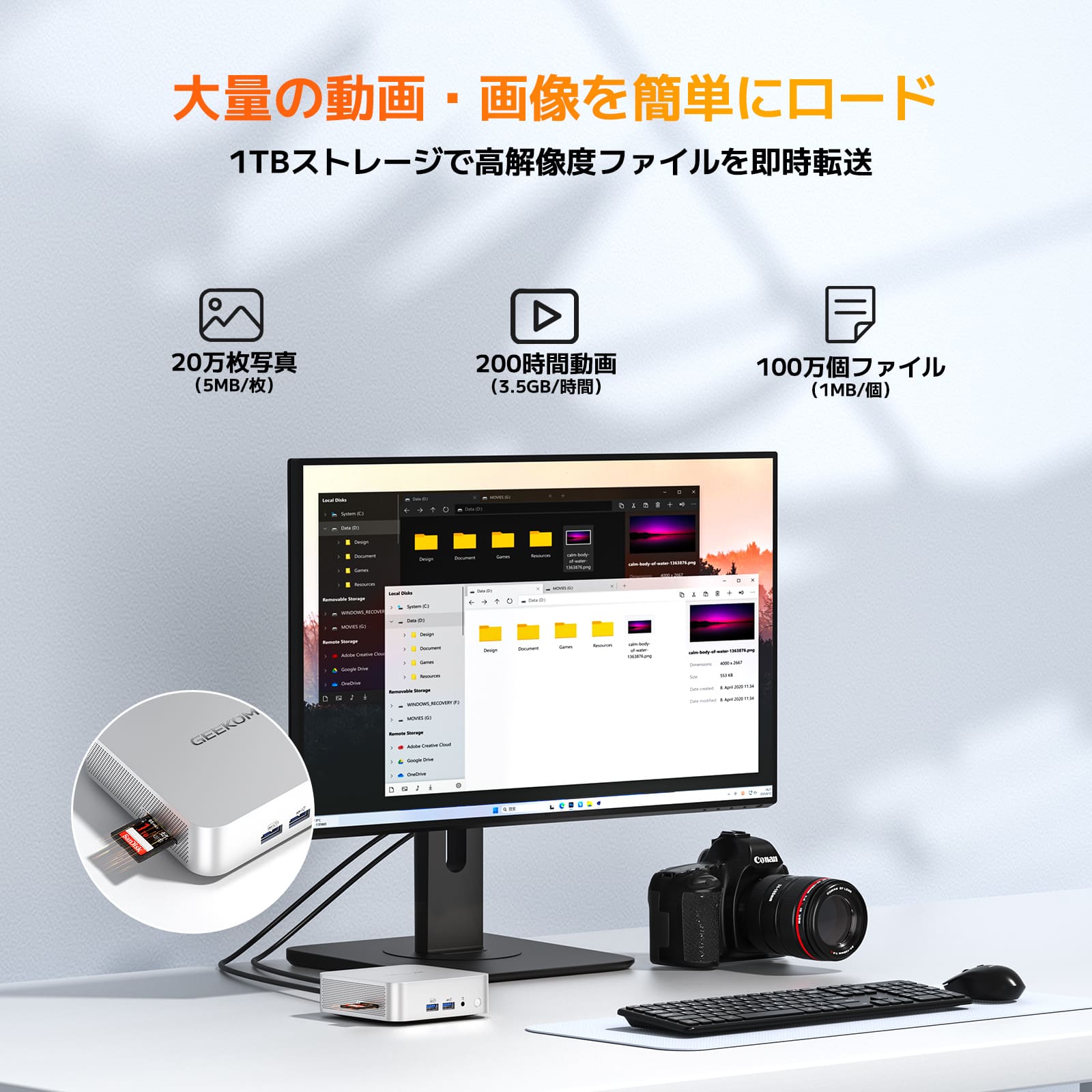 GEEKOM A5PRO ミニPC AMD Ryzen R5 - 7430U/R7 - 5825U - 高性能AIミニPC - 【公式】GEEKOM(ギーコム)日本