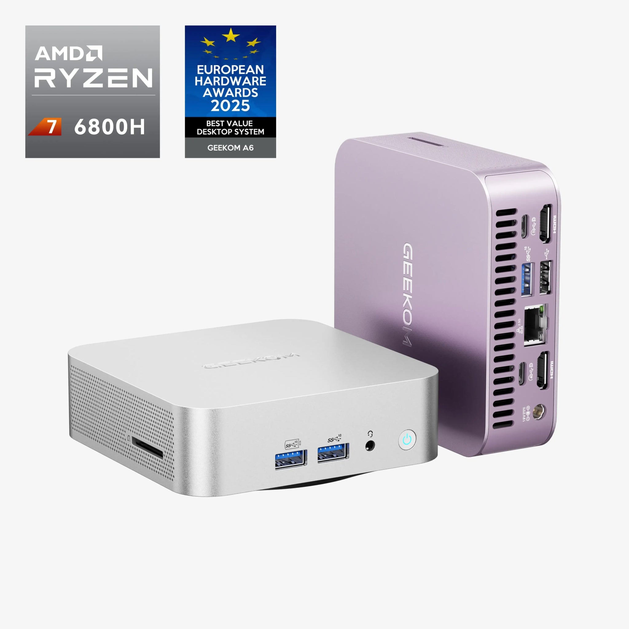 日本限定 GEEKOM A6 ミニPC AMD Ryzen R7 - 6800H - 高性能AIミニPC - 【公式】GEEKOM(ギーコム)日本