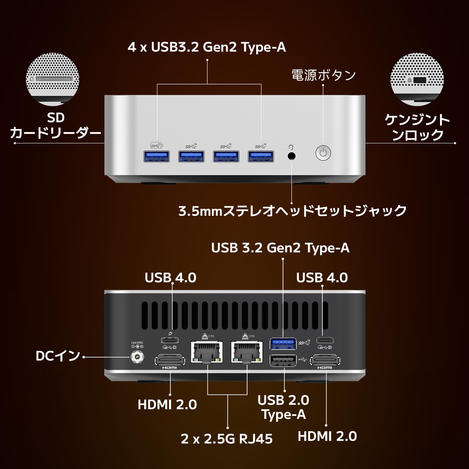 GEEKOM AI PC A8 MAX ミニPC AMD Ryzen R7 - 8845HS/R9 - 8945HS - 高性能AIミニPC - 【公式】GEEKOM(ギーコム)日本