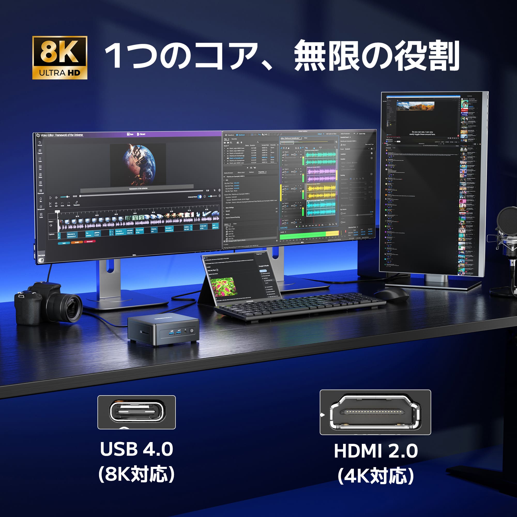 GEEKOM AI PC IT15 ミニPC 第15世代 インテル®CORE™ Ultra5 - 225H/ Ultra9 - 285H - 高性能AIミニPC - 【公式】GEEKOM(ギーコム)日本