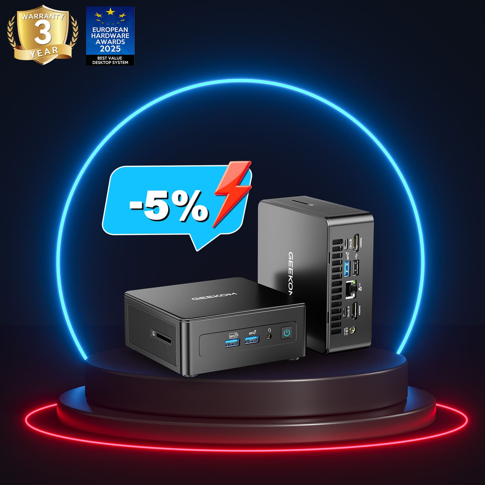 GEEKOM AI PC IT15 ミニPC インテル®CORE™ Ultra9 - 285H - 高性能AIミニPC |【公式】GEEKOM(ギコム)日本