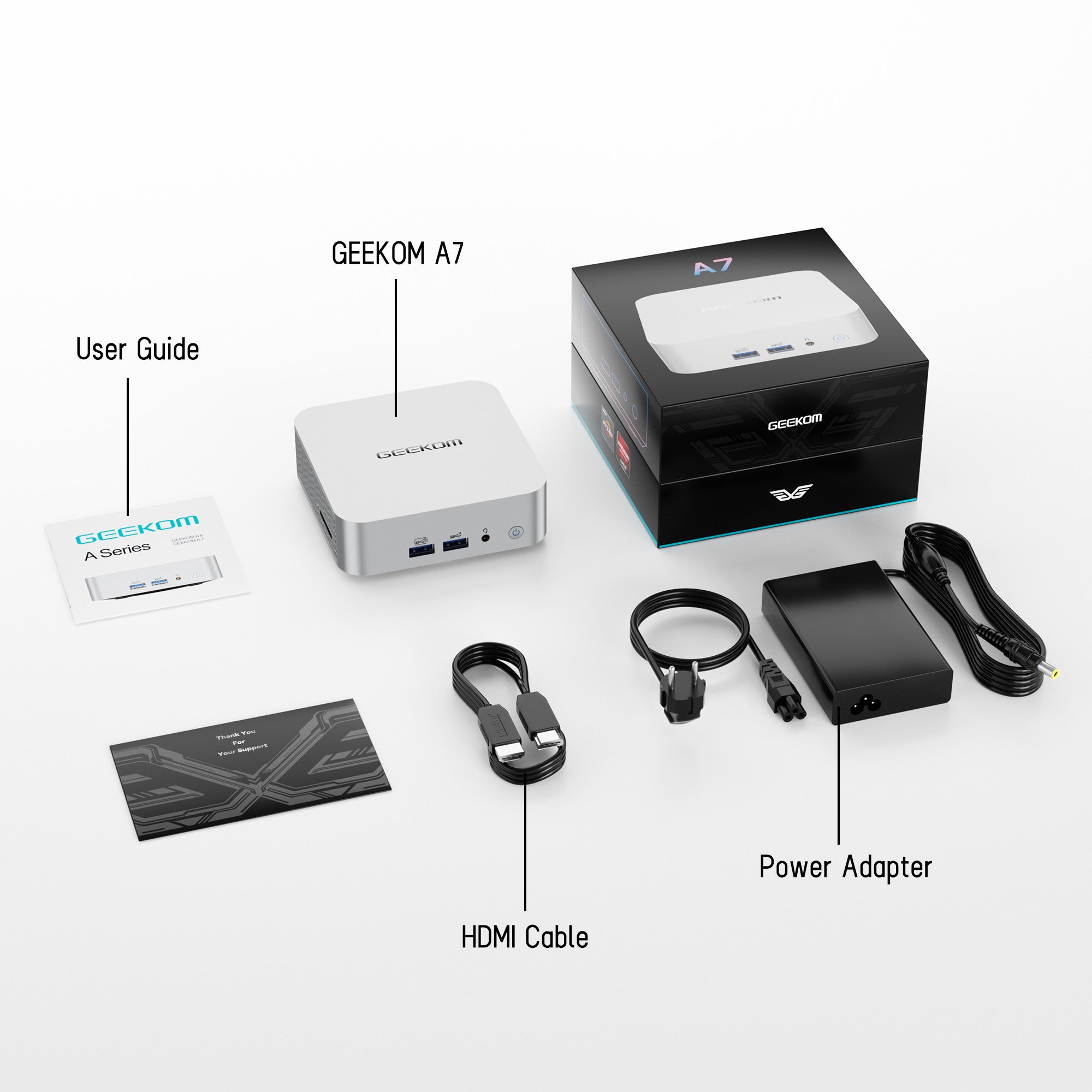 GEEKOM NUC A7 AMD Ryzen R7 - 7840HS/R9 - 7940HS - 高性能AIミニPC - 【公式】GEEKOM(ギコム)日本