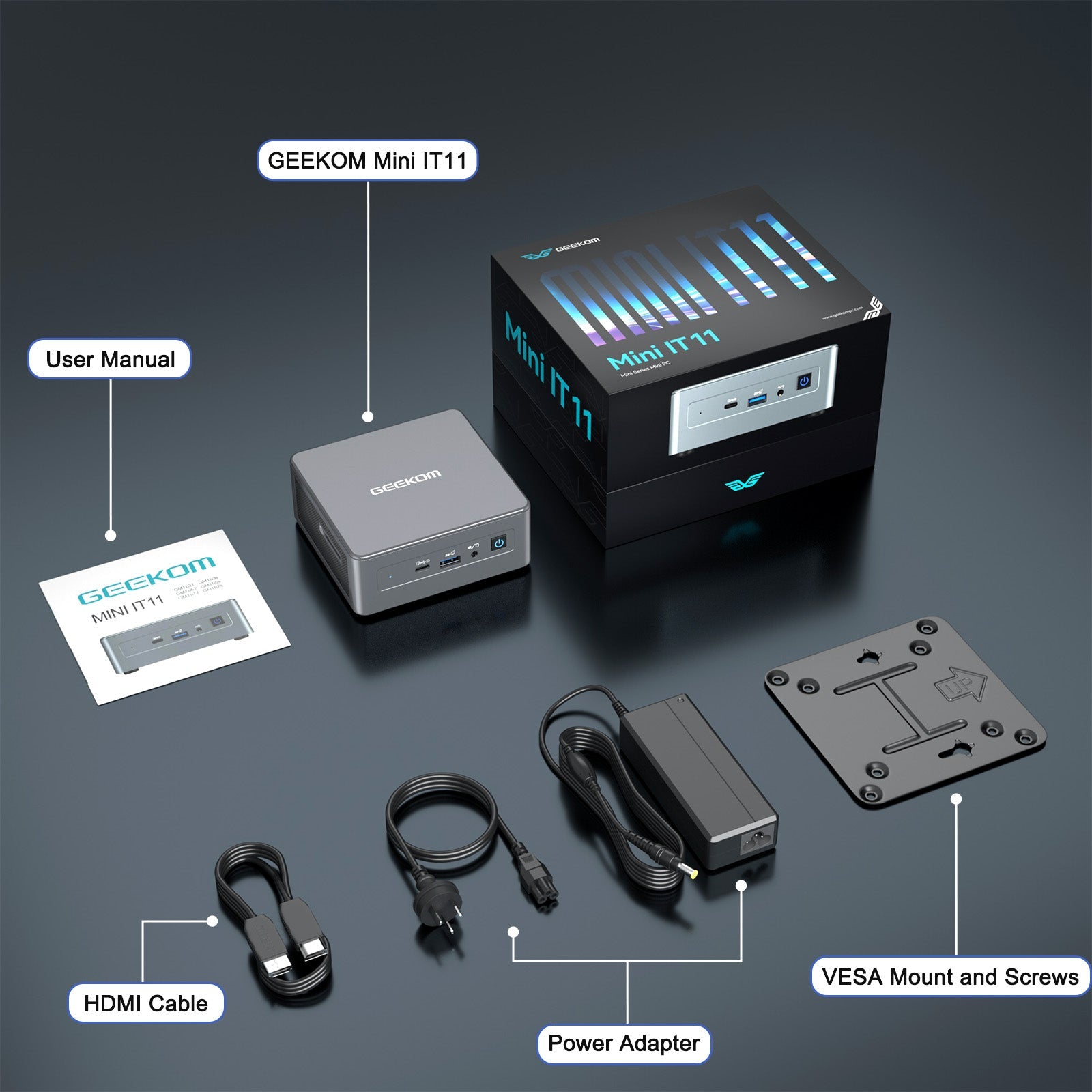 GEEKOM NUC Mini IT11 第 11 世代インテル® Core™ I7 11390H - 高性能AIミニPC - 【公式】GEEKOM(ギコム)日本