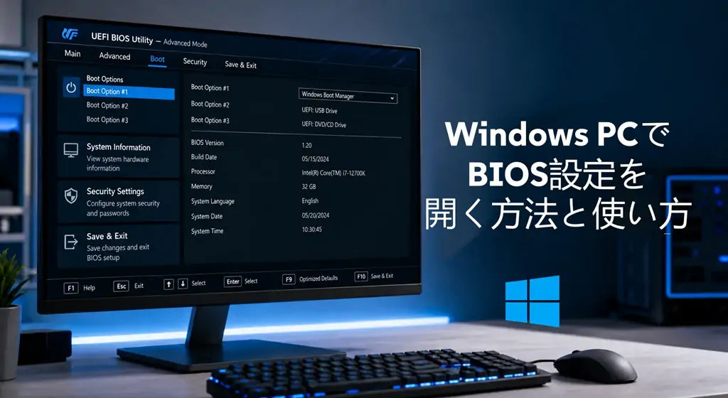 BIOSの起動方法と使い方｜Windows PCで設定を開く手順【2026年版】