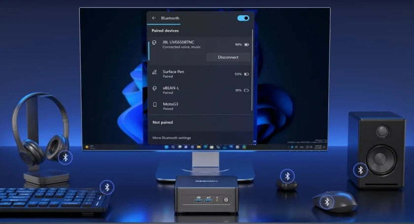 Bluetooth 5.4 — GEEKOM製品での確認方法とアップグレード手順