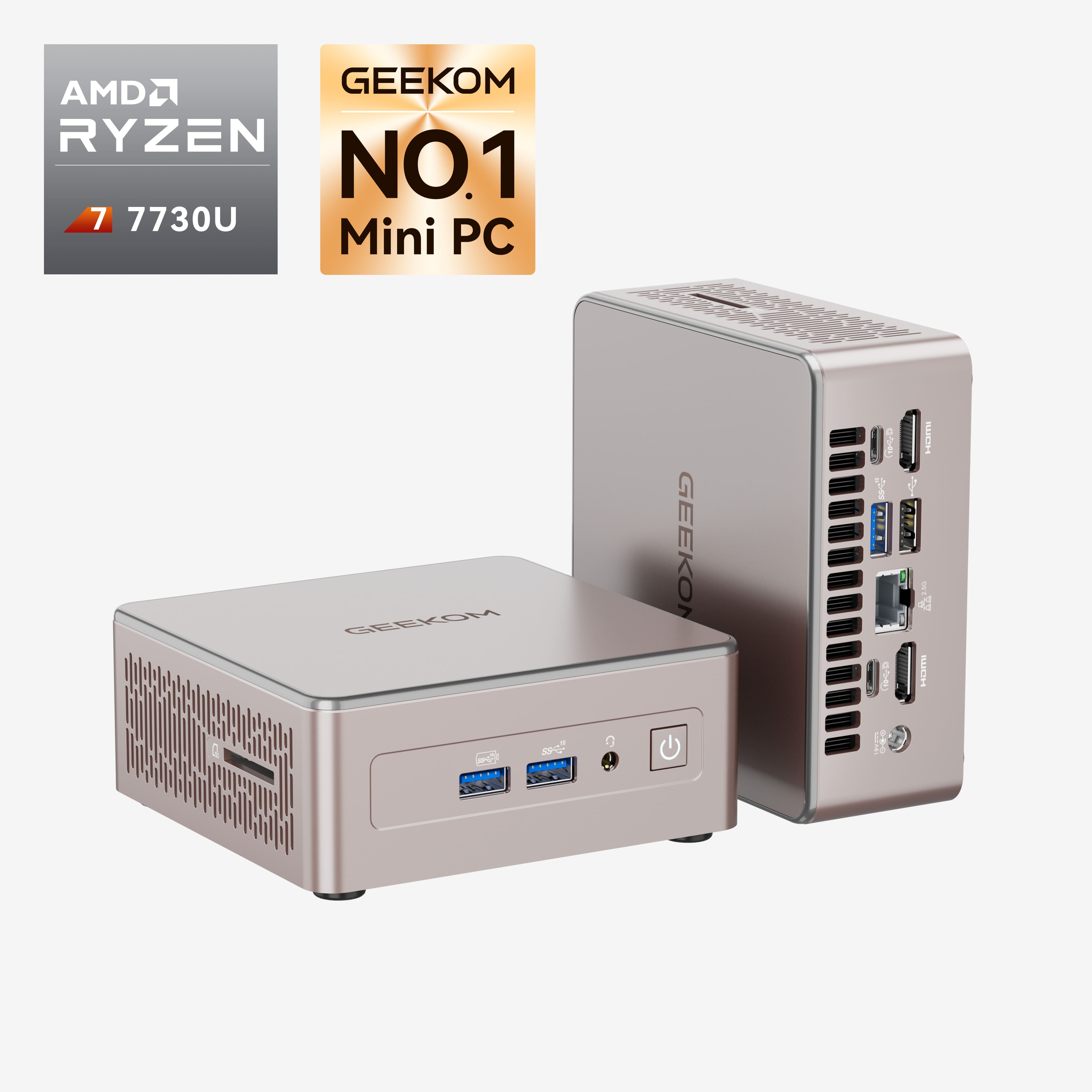 日本限定 GEEKOM A5 2026エディション ミニPC AMD Ryzen R7-7730U