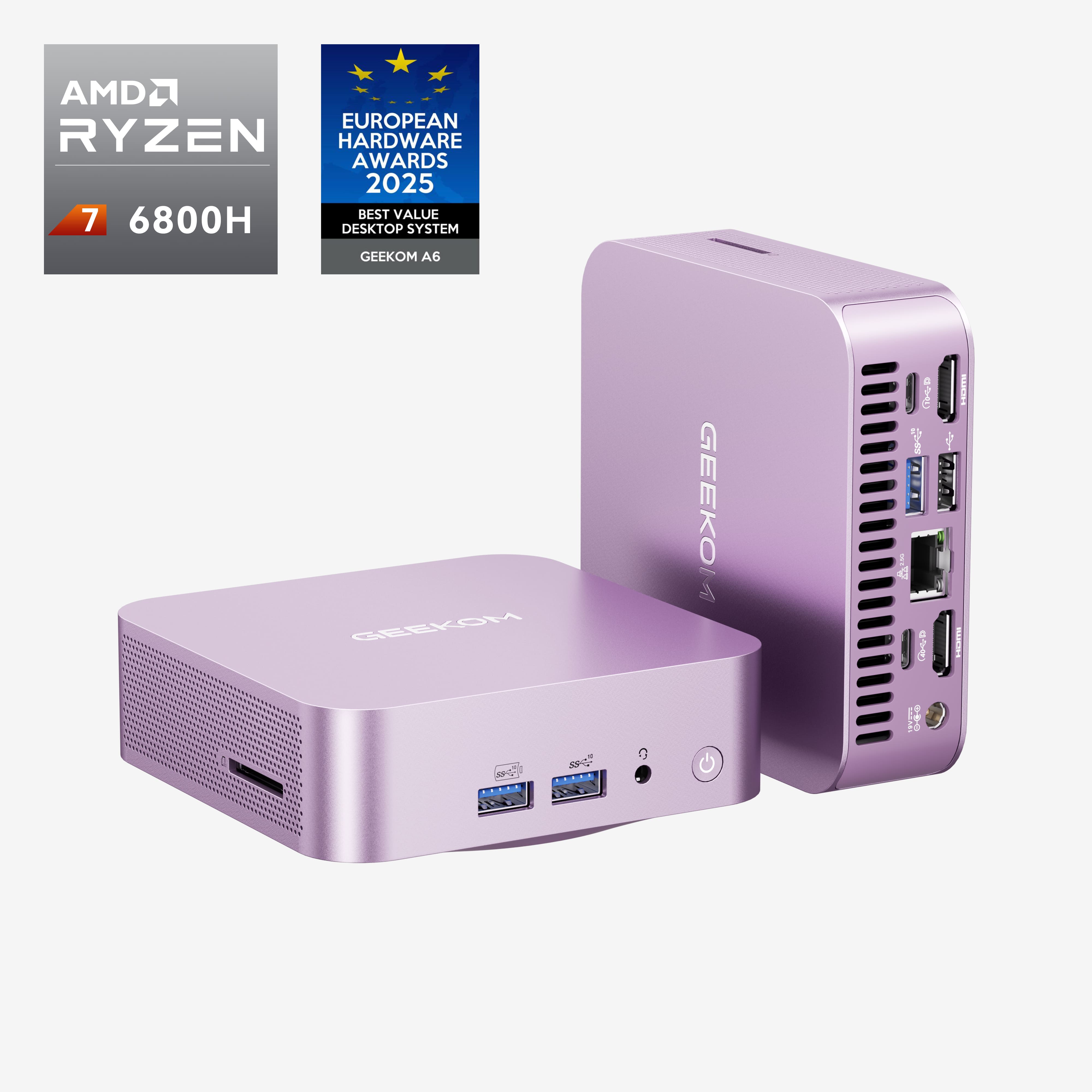 GEEKOM A6 ミニPC AMD Ryzen R7-6800H