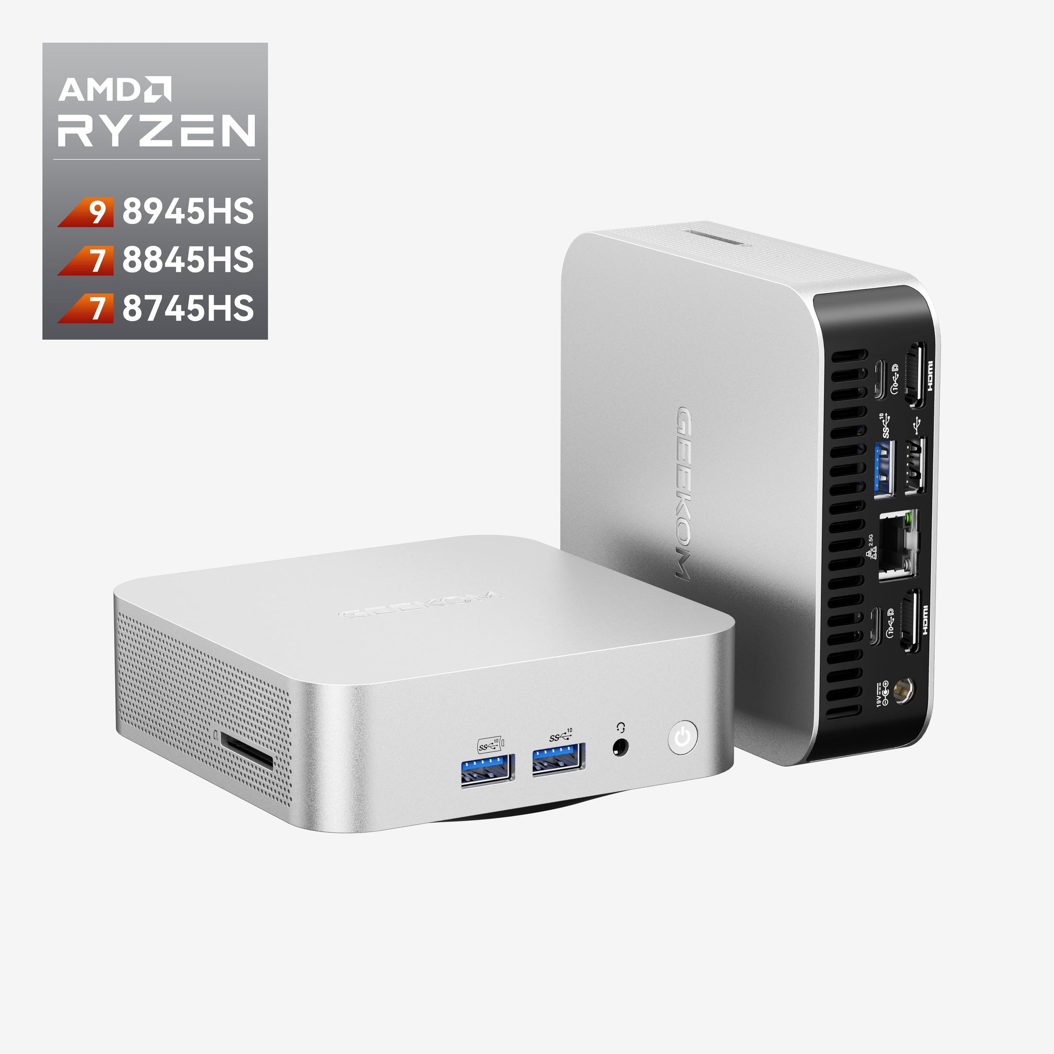 GEEKOM  A8 ミニPC 2026エディション AMD Ryzen R7-8745HS/8845HS/R9-8945HS