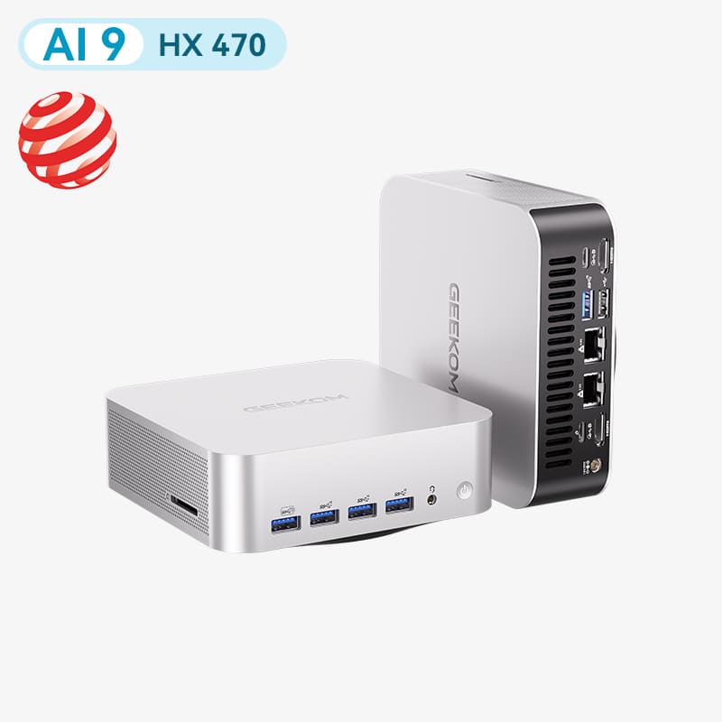 GEEKOM AI PC A9 MAX ミニPC AMD Ryzen AI 9 HX 370/HX 470