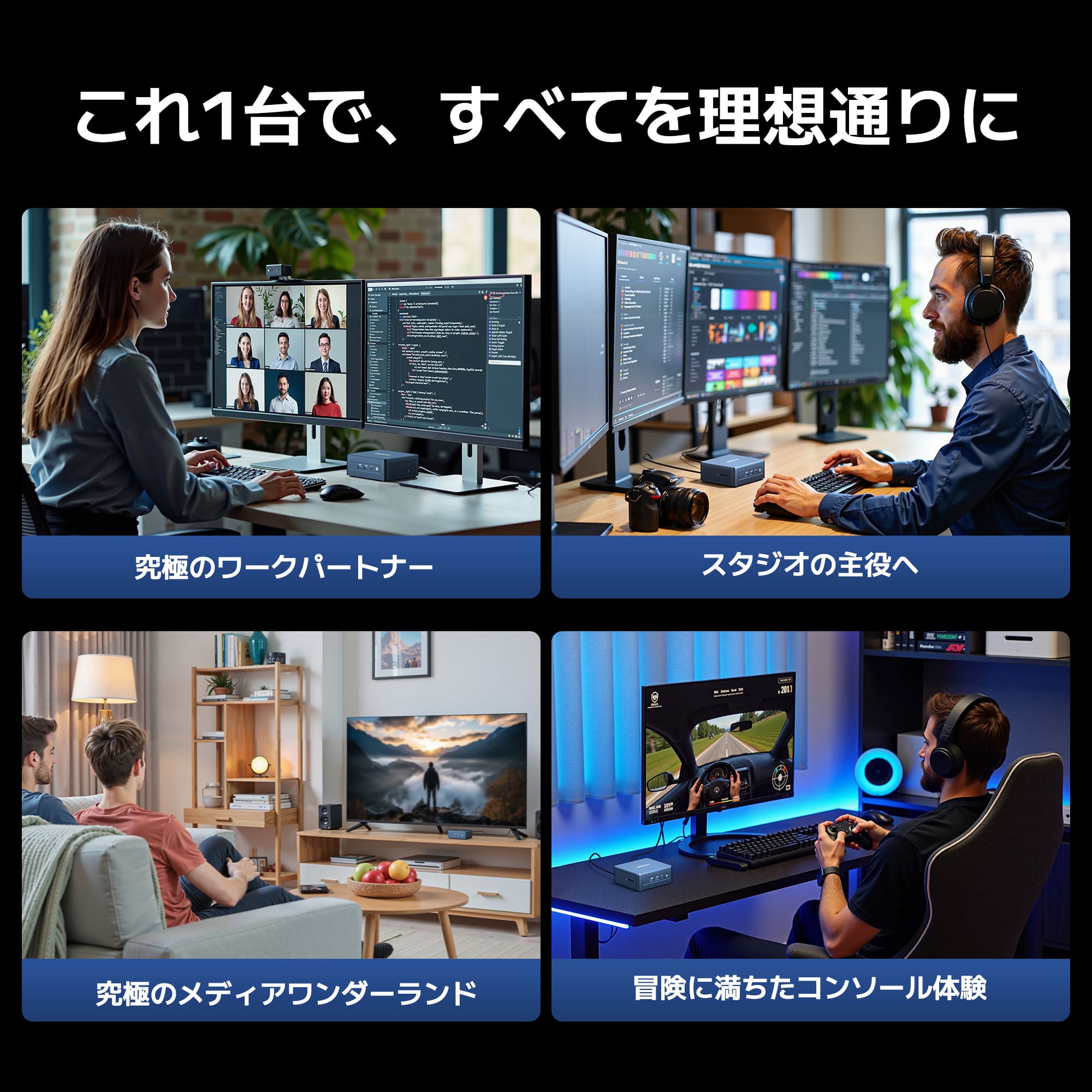 GEEKOM IT13 ミニPC インテル® Core™U7-356H