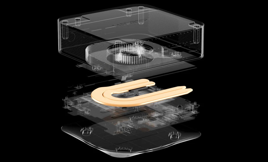 GEEKOM QS1 dual-copper heatpipes