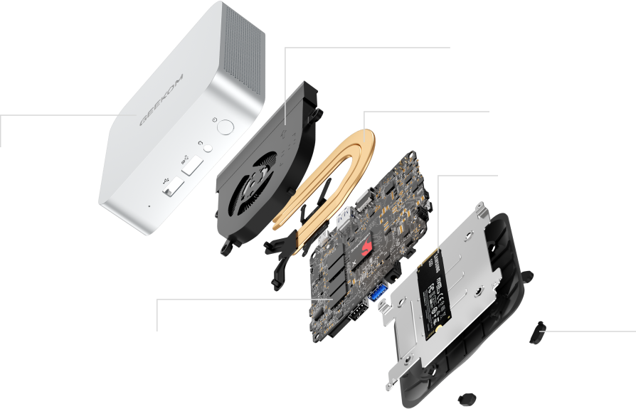 GEEKOM QS1 Pro internal construction