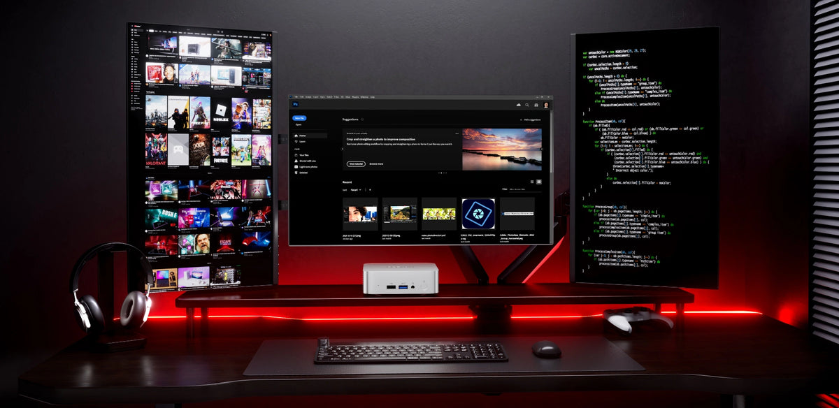 GEEKOM QS1 Pro desktop experience