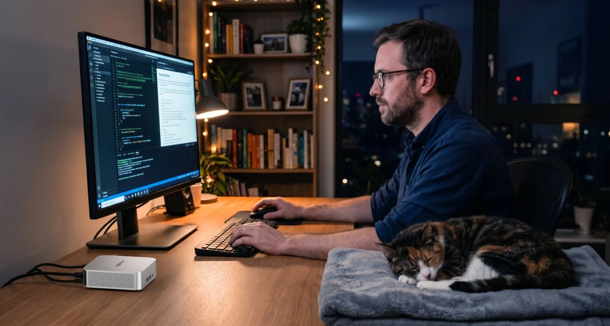 GEEKOM QS1 Pro desktop experience