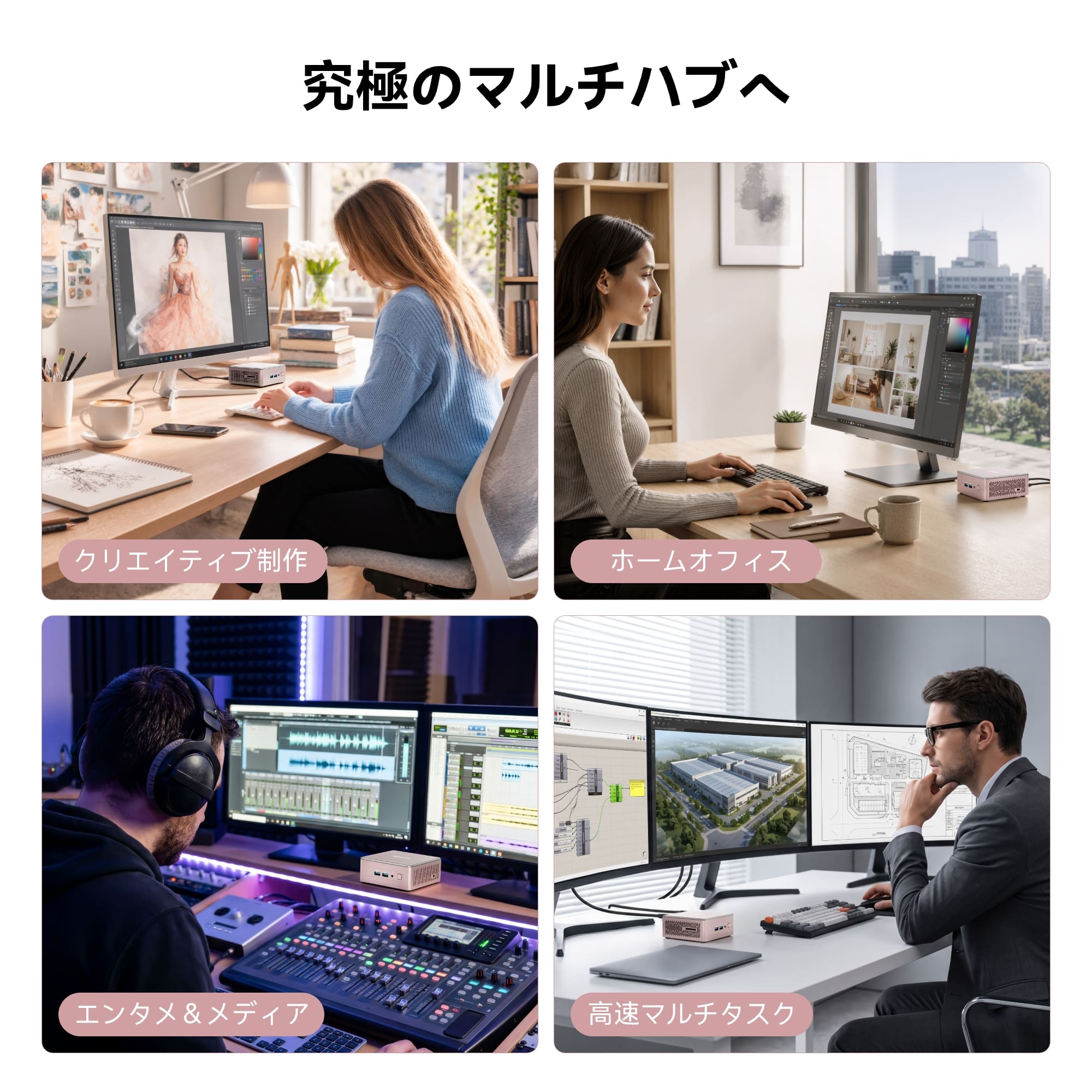 様々なシーンで活用できる