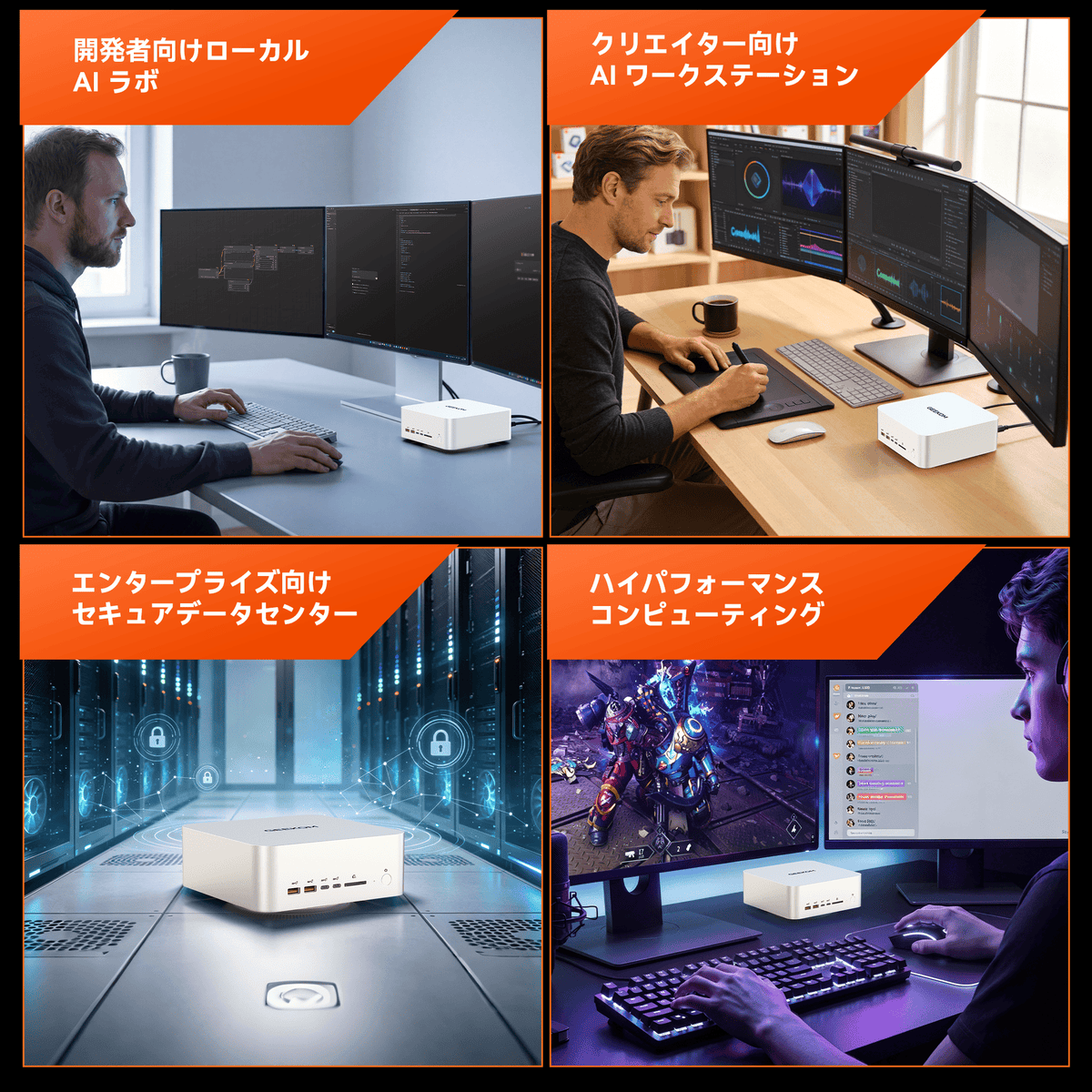 GEEKOM AI PC A9 Mega ミニPC AMD Ryzen AI Max+ 388