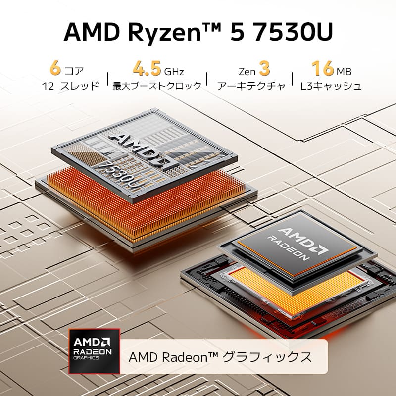 GEEKOM A5 Pro 2026エディションミニPC AMD Ryzen R5 - 7530U(新製品) - 高性能AIミニPC |【公式】GEEKOM(ギコム)日本