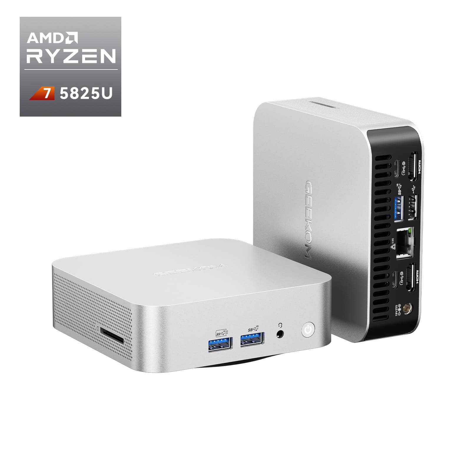 GEEKOM A5PRO ミニPC AMD Ryzen R5 - 7430U/R7 - 5825U - 高性能AIミニＰＣ - 【公式】GEEKOM(ギーコム)日本