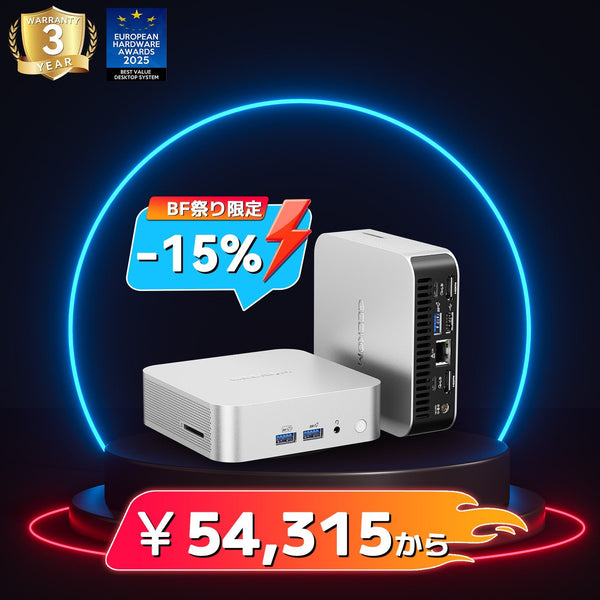 GEEKOM NUC A6 ミニPC |AMD Ryzen R7-6800H 搭載