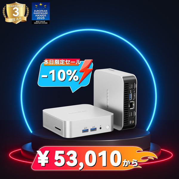 GEEKOM NUC A6 ミニPC |AMD Ryzen R7-6800H 搭載