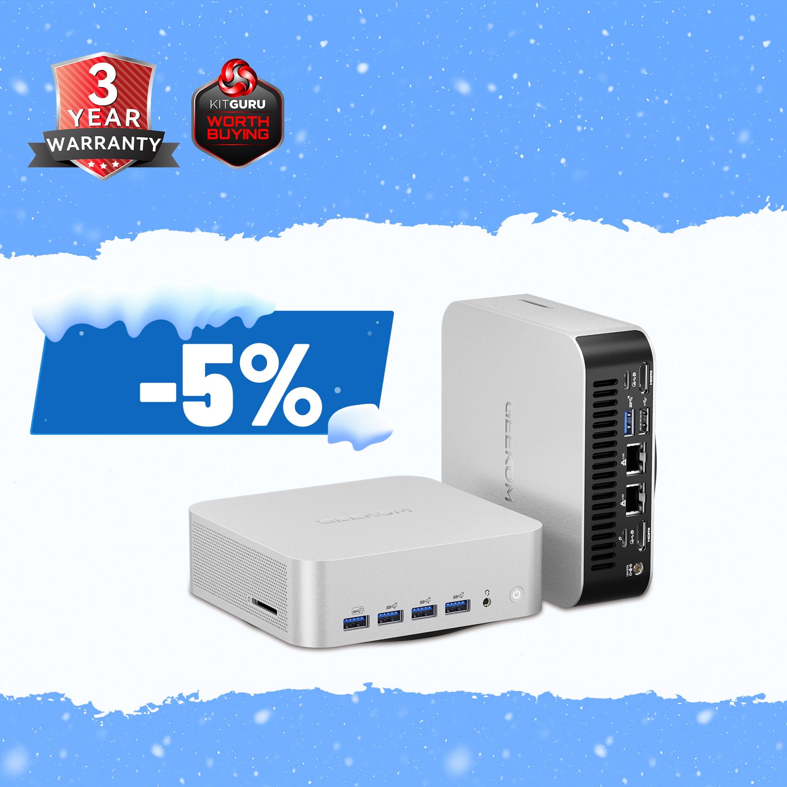 GEEKOM NUC A7 MAXミニPC｜Ryzen 9 7940HS搭載｜高コスパ・高い拡張性