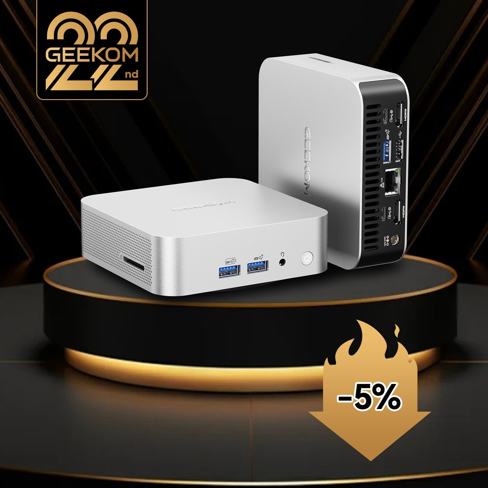 GEEKOM NUC A8MAX ミニPC｜R7-8845HS/R9-8945HS搭載