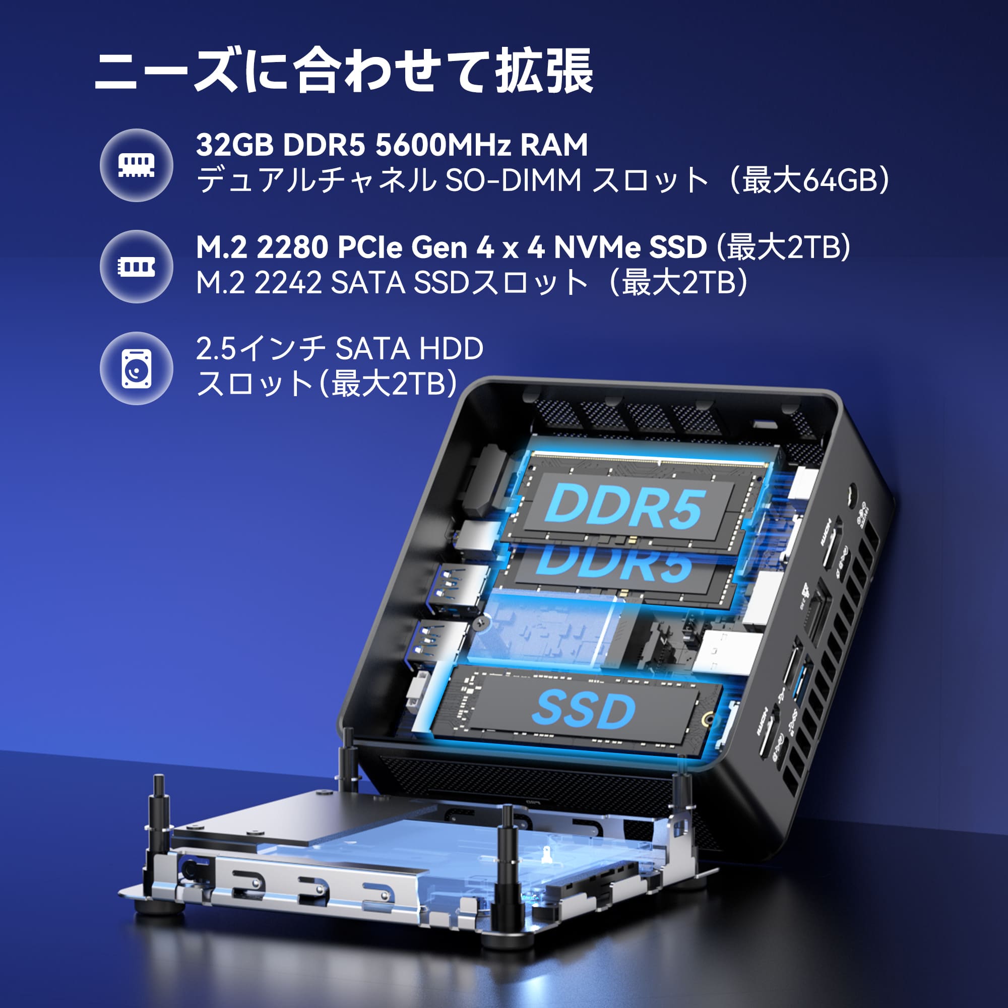 GEEKOM AI PC IT15 ミニPC インテル®CORE™ Ultra9 - 285H - 高性能AIミニＰＣ - 【公式】GEEKOM(ギーコム)日本