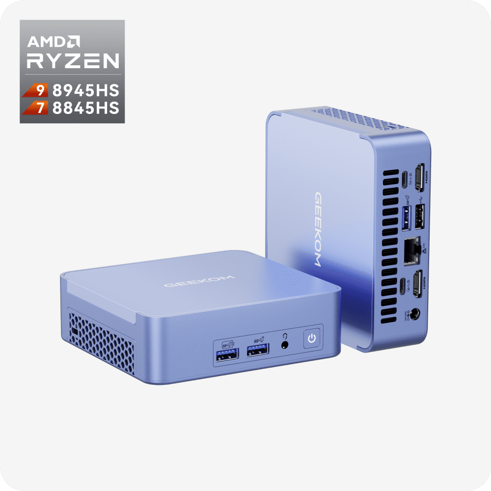 GEEKOM NUC AX8 AMD RYZEN R7-8845HS/R9-8945HS