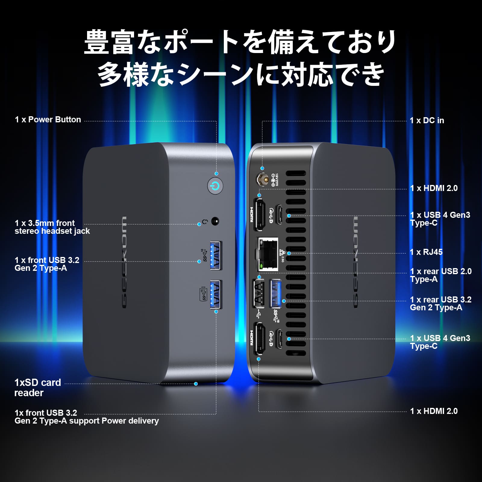 GEEKOM NUC GT13 PRO ミニPC第13世代 インテル® CORE™ I9 - 13900H - 高性能AIミニＰＣ - 【公式】GEEKOM(ギーコム)日本