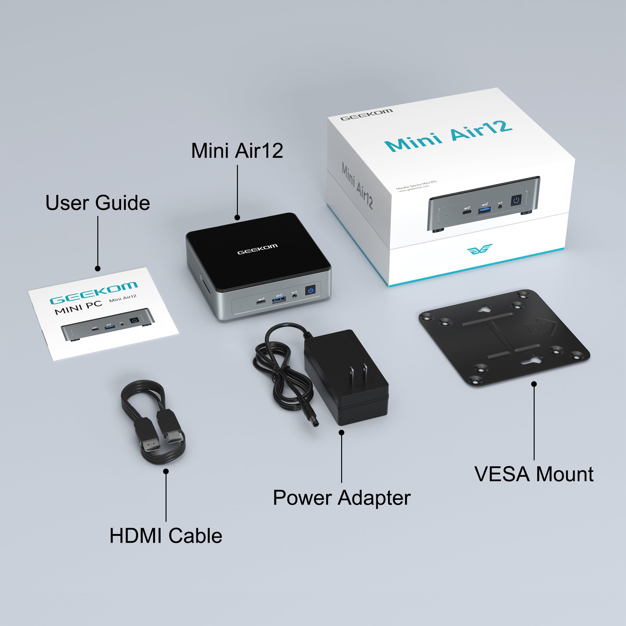 GEEKOM NUC MINI AIR12 第12世代 インテル® Alder Lake N100 - 高性能AIミニＰＣ - 【公式】GEEKOM(ギコム)日本