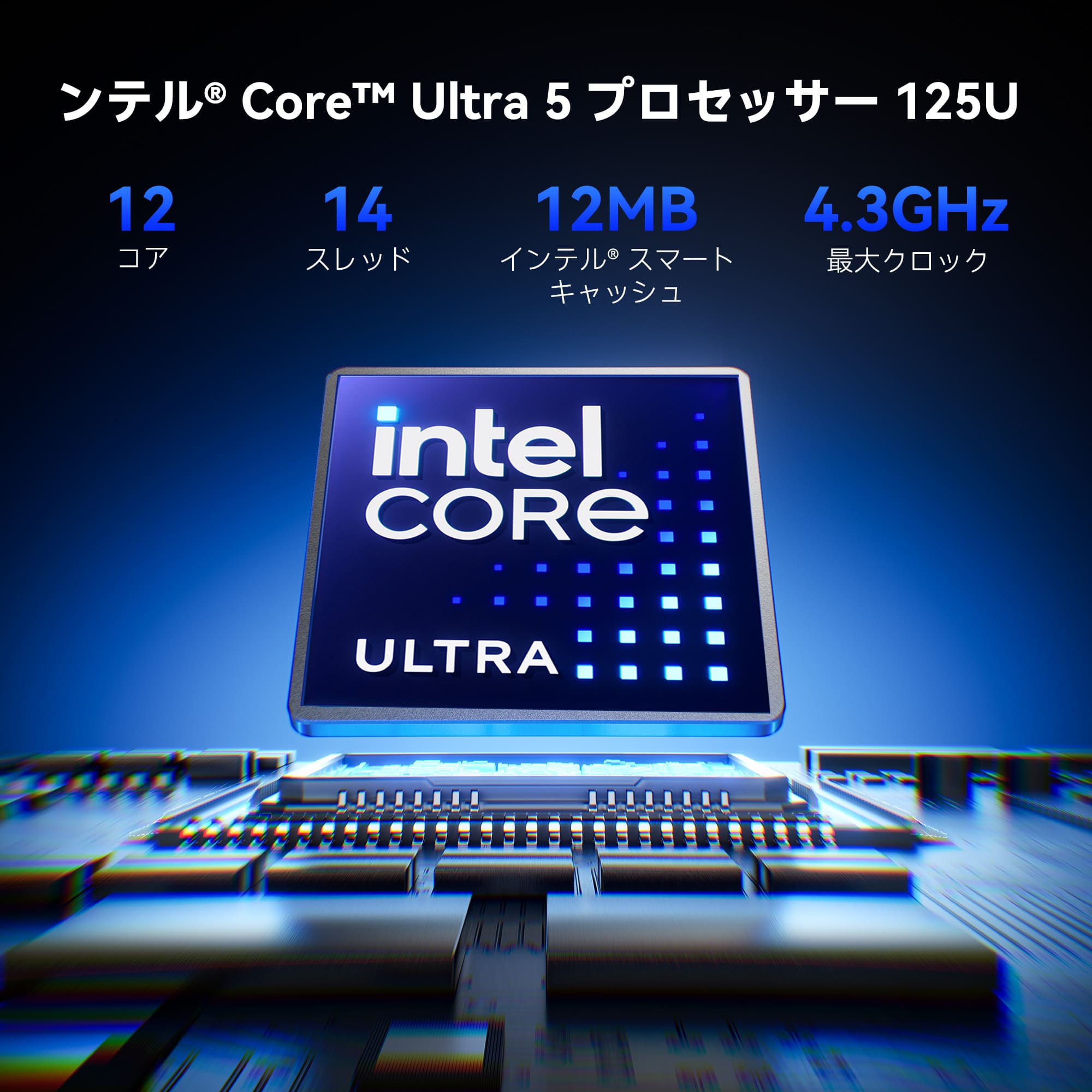 GEEKOM IT12 ミニPC インテル® Core™ U5-125H
