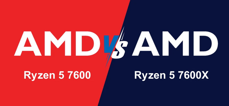 CPU比較：AMD Ryzen 5 7600とRyzen 5 7600X